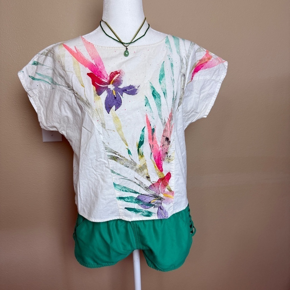 Alegre Vintage Hand Painted Shirt